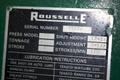 60 TON ROUSSELLE OBI FLYWHEEL PRESS: STOCK #75482