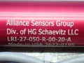 ALLIANCE SENSORS GROUP 2 LINEAR VARIABLE INDUCTIVE TRANSDUCER POSITION SENSORS  -  LRI-27-050-R-00-20-A