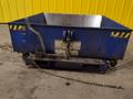 2000 LBS VESTIL MODEL HOP-LP HOPPER ROLLING DUMP CART W/ FORK POCKETS: STOCK #19444