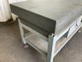 36" X 72" PRATT AND WHITNEY BLACK GRANITE SURFACE PLATE W/ STAND: STOCK #81387