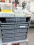 Metal Organizer on Steel Shelf with Contents: Metric / Standard Nuts, Bolts, Screws, Washers - Auction Item