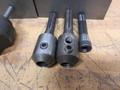 R8 Tool Holders, (2) .875" End Mill Type, (1) Bridgeport #2 Offset Boring Head, (1) Morse Taper #2, (2) Offset Boring Heads with 3/4" Shank- Auction Item
