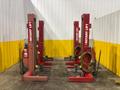 (4) 15,000 LBS ROTARY MODEL #HP415-100 HEAVY DUTY MOBILE COLUMN LIFT JACKS: YOBRO #24470