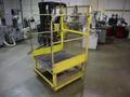 Man-Lift Cage for Forklift, Fork Slots, Portable On Casters- Auction Item