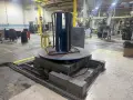 WIRE COIL PAYOFF UNCOILER W/ HYDRAULIC TILT TABLE