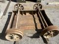 60" X 50" RAILROAD WORK DOLLY / TRANSFER CART: STOCK #17182
