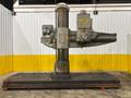 8&#039; ARM x 19&quot; GIDDINGS &amp; LEWIS MODEL #956-CHIPMASTER RADIAL ARM DRILL ON 360° T-SLOTTED BASE: STOCK #23546