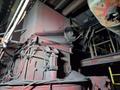 B and P model 85b muller with dust hood, motor and gearbox, batch hppper and cooling blower