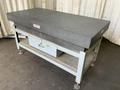 36" X 72" PRATT AND WHITNEY BLACK GRANITE SURFACE PLATE W/ STAND: STOCK #81387