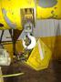 1 TON RELIABLE WALL MOUNTED JIB CRANE W/ 1 TON BUDGIT HOIST W/ TROLLEY: YOBRO #25151