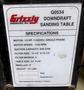 Grizzly Downdraft Sanding Table G0534, 600 CFM, 24&quot; x 24&quot; Tbl., 1 Phase