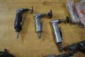 Pneumatic Tools: (3) Dynafiles, (3) Right Angle Grinders- Auction Item