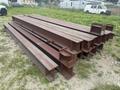 10 TON x 360 FT LONG FREE-STANDING CRANE RUNWAY SYSTEM: RAIL, I-BEAMS, AND UPRIGHTS: YOBRO 25872