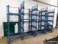 18&#039; X 5 TIER HEAVY DUTY RETRACTABLE ARMS STORAGE RACK: YOBRO #24364