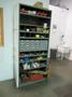 Metal Shelving Unit with Contents including Hardware, Threaded Rod and MORE- Auction Item