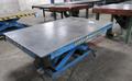 6,500 LB CAPACITY, 48" X 72" TABLE BISHAMON ELECTRIC/HYDRAULIC SCISSOR LIFT TABLE STOCK#3536