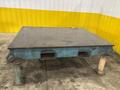 83&quot; X 64&quot; X 32&quot; HEAVY DUTY STEEL LAYOUT TABLE W/ FORKLIFT SLOTS: STOCK #23560