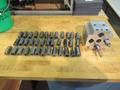 Boring Bar Sleeves, Assorted and Shop Made Fixture for Boring Bar Sleeves- Auction Item