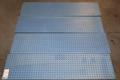 (4) Blue Steel Pegboards 12&quot; x 48&quot;- Auction Item