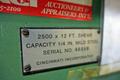 0.250" x 12' Cincinnati Power Squaring Shear STOCK# 4314