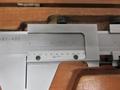 Scherr Tumico 36" Verneer Caliper in Wood Case, 1/1000" on Front, 1/50th mm on Barck Side- Auction Item
