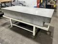 USED 8&#039; X 4&#039; X 14&quot; GRANITE SURFACE PLATE ON STAND, Stock# 11148