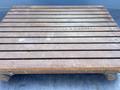 96&quot; X 72&quot; X 18&quot; T-SLOTTED PORTABLE STEEL FLOOR LAYOUT PLATE: STOCK #16814