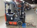 2021 - 4,000 LB. TOYOTA MODEL 8FBCU20-COMP SIT-DOWN ELECTRIC FORKLIFT