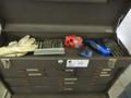Kennedy 19-Drawer Rolling Tool Chest with Top and Bottom Units, Side Shelf and Contents- Auction Item