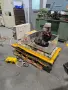 MATE M VALUGRIND Punch &amp; Die Grinder on BARRON Powered Scissor Lift Table #8147