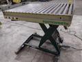 3800 LBS X 60" X 42" SOUTHWORTH MODEL #LS4-36 HYDRAULIC SCISSOR LIFT TABLE WITH ROLLER TOP, 110 VOLT: STOCK #20884
