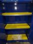 2 DOOR JUSTRITE HAZARDOUS MATERIALS STORAGE CABINET, 43” X 18” X 65” HIGH: YOBRO #24504