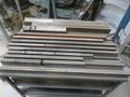 Press Brake Dies - Large Assortment on Cart w Casters- Auction Item