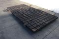 144&#039; X 73&#039; X 4&#039; SOILD STEEL T SLOTTED FLOOR PLATE: STOCK #73340