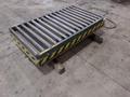 3500 LB X 60" X 36" SOUTHWORTH HYDRAULIC SCISSOR LIFT TABLE WITH ROLLER TOP: STOCK #20932