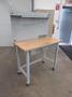 Portable Work Bench with Maple Top, Upper Shelf, Drawer, Work light- Auction Item