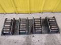 (4) 15 TON HILLMAN ROLLER TYPE MODEL #15-0T NARROW MACHINE SKATES: STOCK # 23003