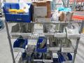 Rolling Wire Shelf with Contents of Assorted Hardware and Fasteners- Auction Item