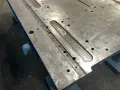 53” X 112” / 1 1/2” THICK WELDING TABLE