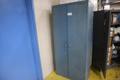 2 Door Metal Cabinet with Contents, Hand Tools, Powder Coating Gun and Cabinet Parts,  Air Fittings- Auction Item