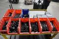 Die Clamping Hardware for PResses, Step Clamps on Steel Cart- Auction Item