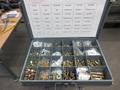 Metal Organizer on Steel Shelf with Contents: Metric / Standard Nuts, Bolts, Screws, Washers - Auction Item