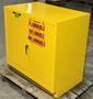 Justrite Flammable Storage Cabinet, Model 25732, 22 Gallon, Self-Close Doors, Nice