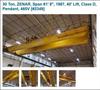 30 TON X 61'8" ZENAR DOUBLE GIRDER OVERHEAD BRIDGE CRANE 40' LIFT, CLASS D : YOBRO #25191