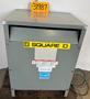 15 KVA Square D Transformer Cat. No. EE15T151HCT, HV 480, LV 240, 3 Phase