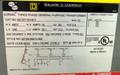 15 KVA Square D Transformer Cat. No. EE15T151HCT, HV 480, LV 240, 3 Phase