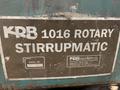 #5 (5/8") KRB MODEL #1016 ROTARY STIRRUPMATIC CNC REBAR BENDER &amp; SHEAR: STOCK #23189