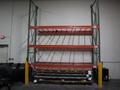 Pallet Racking: (2) 16'H x 48" Uprights, Tear-Drop Style, (3) 12' Shelves, Wire Decking - NO CONTENTS- Auction Item
