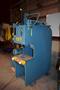 25 TON NEFF C-FRAME DOWN ACTING HYDRAULIC PRESS, 6" STR, 12" DLO, 8" THROAT, 22.5" LR X 12.5" FB BA, OPEN BACK FRAME, 1988