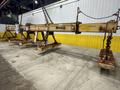 53 TON (107,500 LBS) BUSHMAN MODEL #MT420 TELESCOPING MAGNETIC SPREADER LIFTING BEAM  W/ OHIO MAGNETICS DIESEL GENERATOR: STOCK #20420